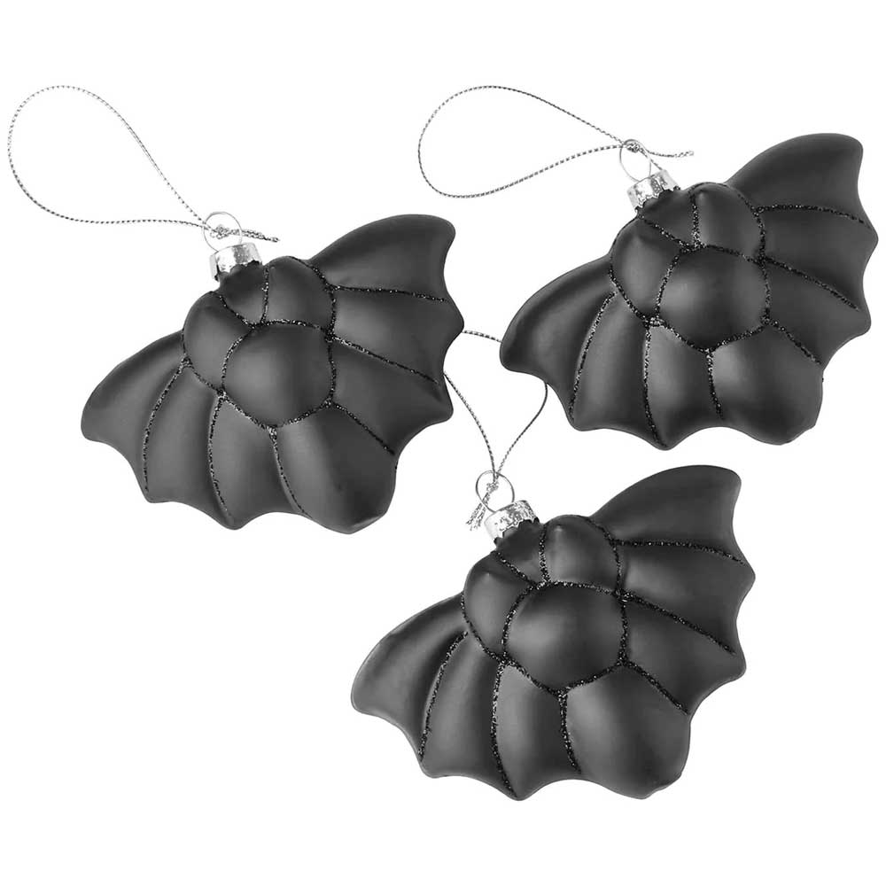 Killstar - Nocty Glass Boules de Noël - Noir